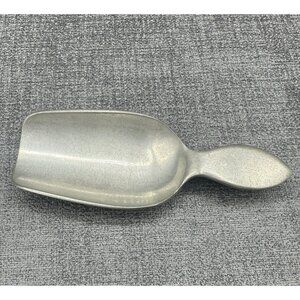 Vintage Pewter Scoop  Stieff Williamsburg 4 ¾” Apothecary Ice Tea Sugar Caddy
